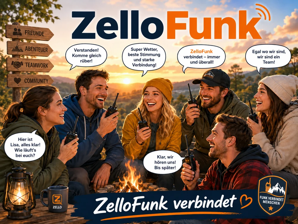 ZelloFunk Community mit PoC-Funkgeräten